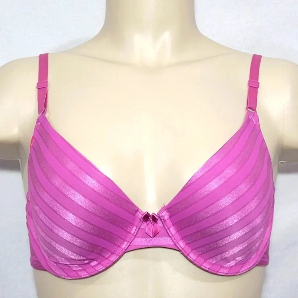 36D Maidenform 7959 One Fabulous Fit Demi UW Bra Pink